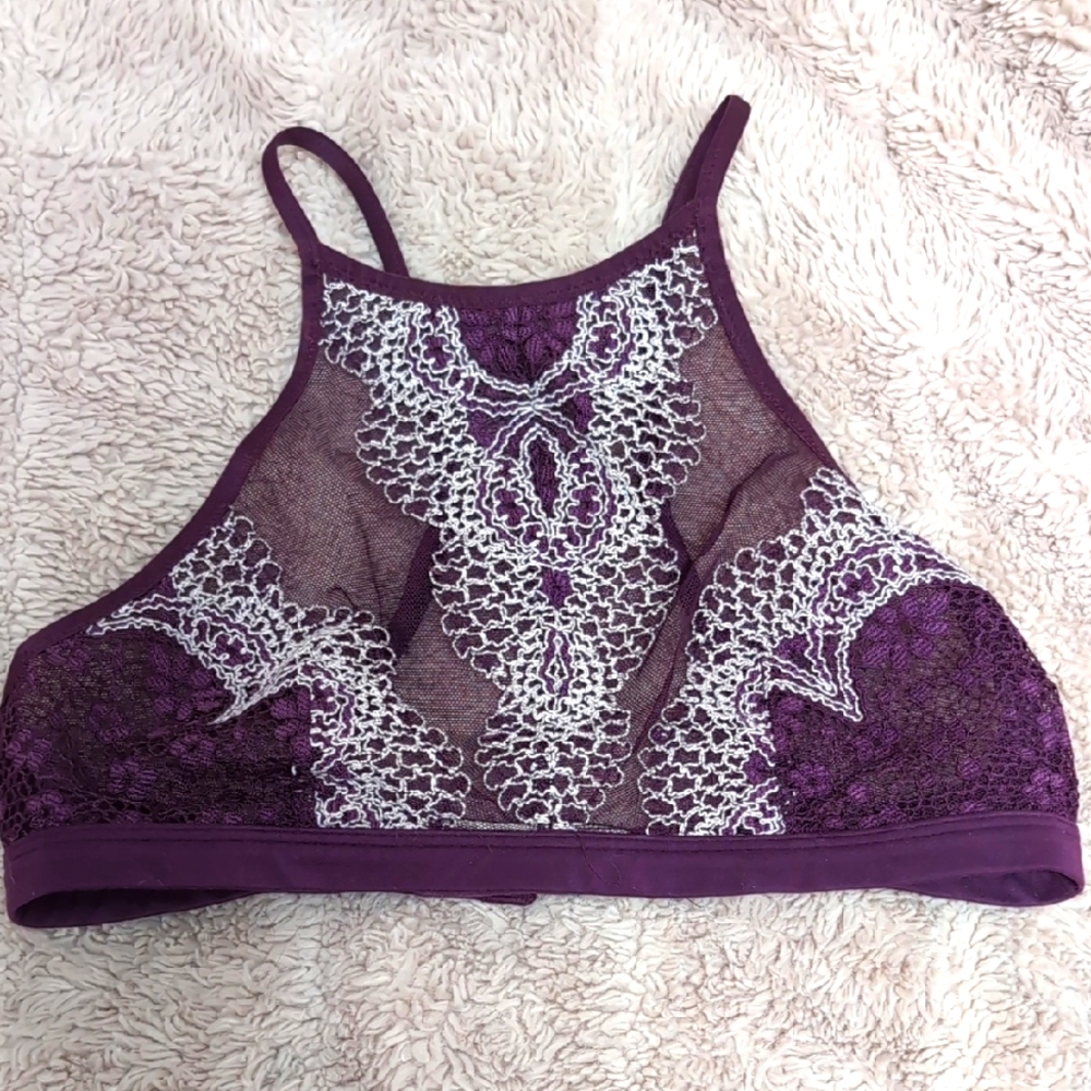 VS Purple Lace Bralette